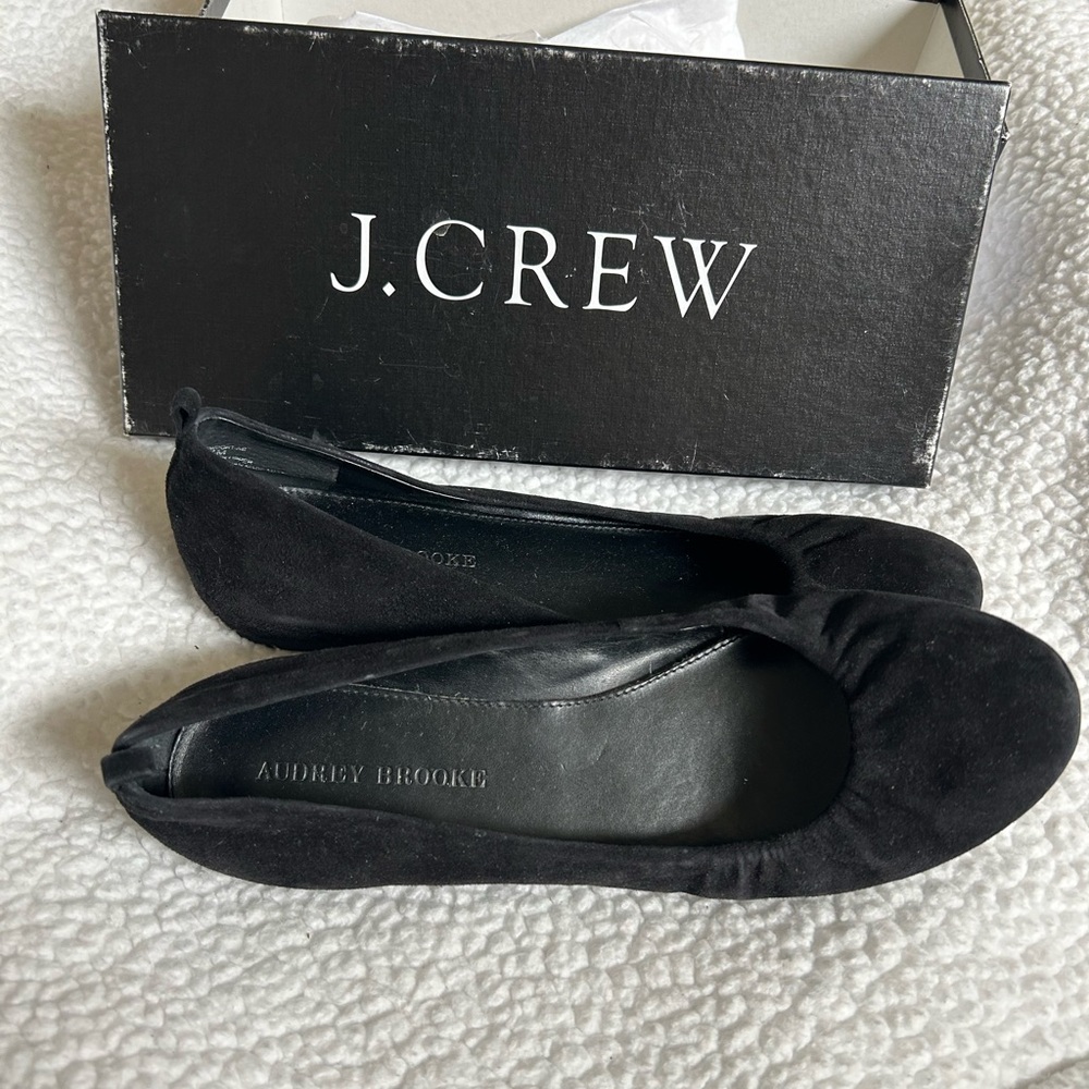 Audrey Brooke black ballet flats sz 9.5